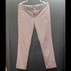 Banana Republic Sloan Fit Checked Trousers – Size 6